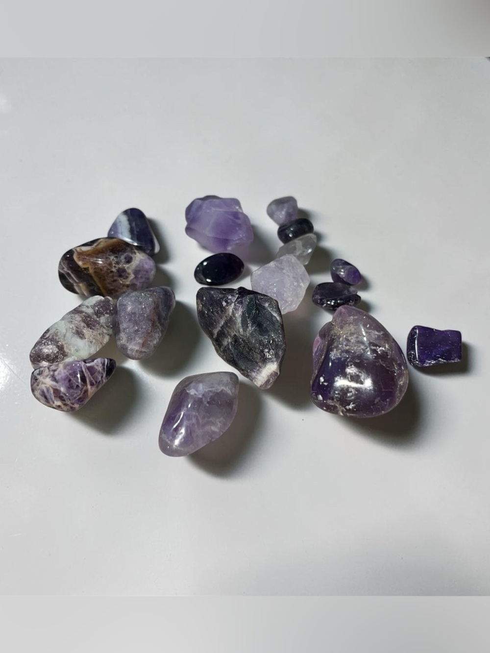 Mixed Amethyst Tumbled Stones